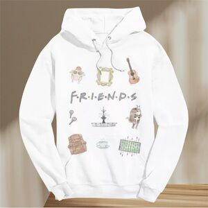 Friends TV Show Graphic Hoodie Urban Outfitters Medium